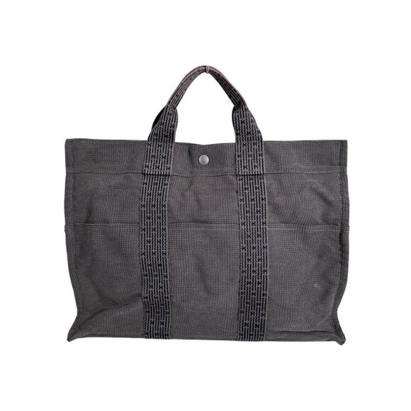 Hermes Business Bag Her Line MM Tote Bag Gray